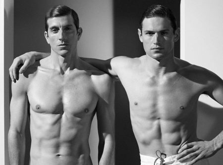 Juan Heredia Giacomo Cavalli Model Thom Browne Campaign Swimwear 2022