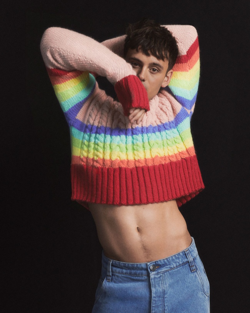 Tom Daley AMI Rainbow Sweater 2022