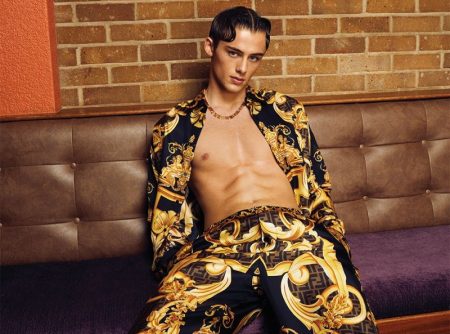 William Franklyn-Miller Rocks Fendace for Man About Town
