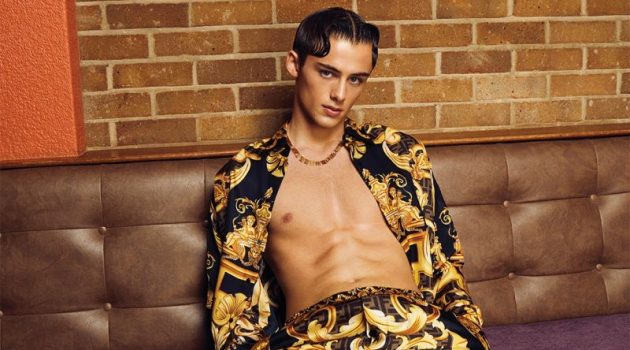 William Franklyn-Miller Rocks Fendace for Man About Town William Franklyn-Miller Rocks Fendace for Man About Town