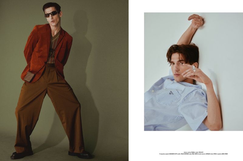 Anatol is Camera-ready for L'Officiel Hommes Brasil