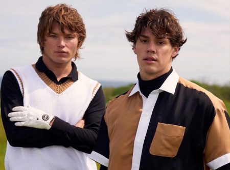 Jordan Barrett, Noah Beck + More Hit the Golf Course in BOSS