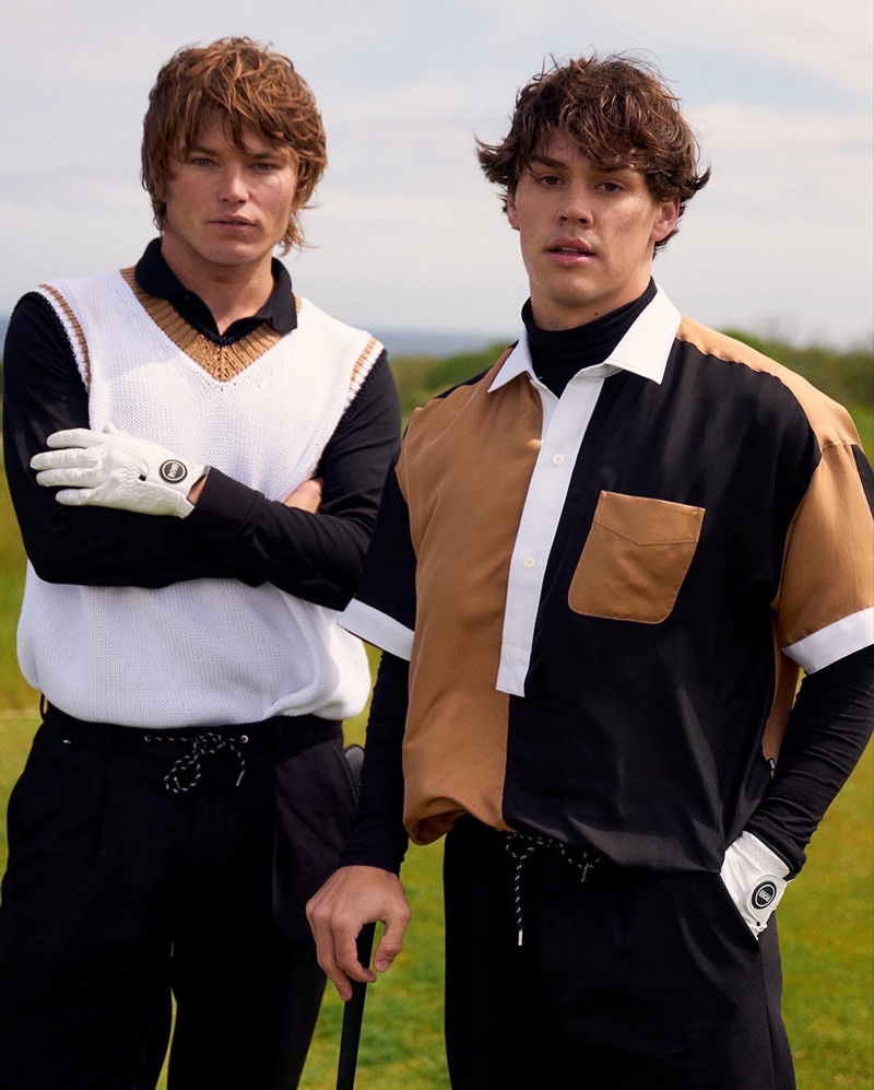 Jordan Barrett Noah Beck BOSS Golf Wear 2022