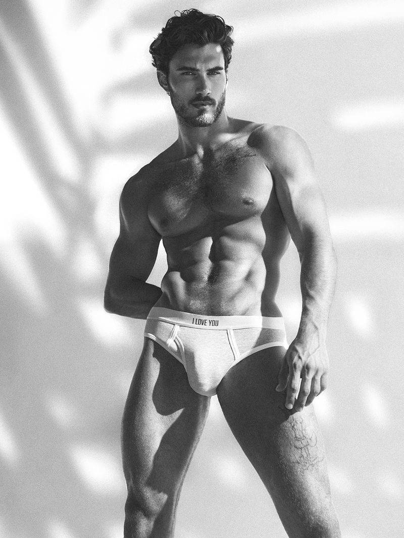 Michael Yerger Model Dsquared2 Underwear Campaign Summer 2022
