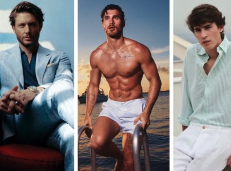 Week in Review: Jensen Ackles for Man About Town, Michael Yerger for 2(X)IST SWIM campaign, and Liam Kelly for Massimo Dutti.