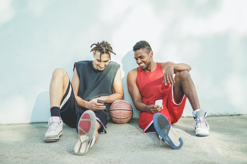 Friends Basketball Sneakers Relaxing