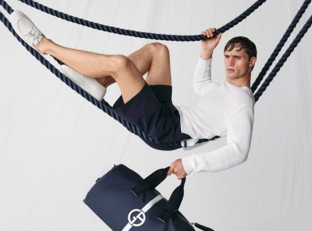 Julian Schneyder Model Ropes Giorgio Armani Vela Campaign Summer 2022