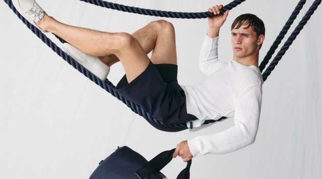 Julian Schneyder Model Ropes Giorgio Armani Vela Campaign Summer 2022