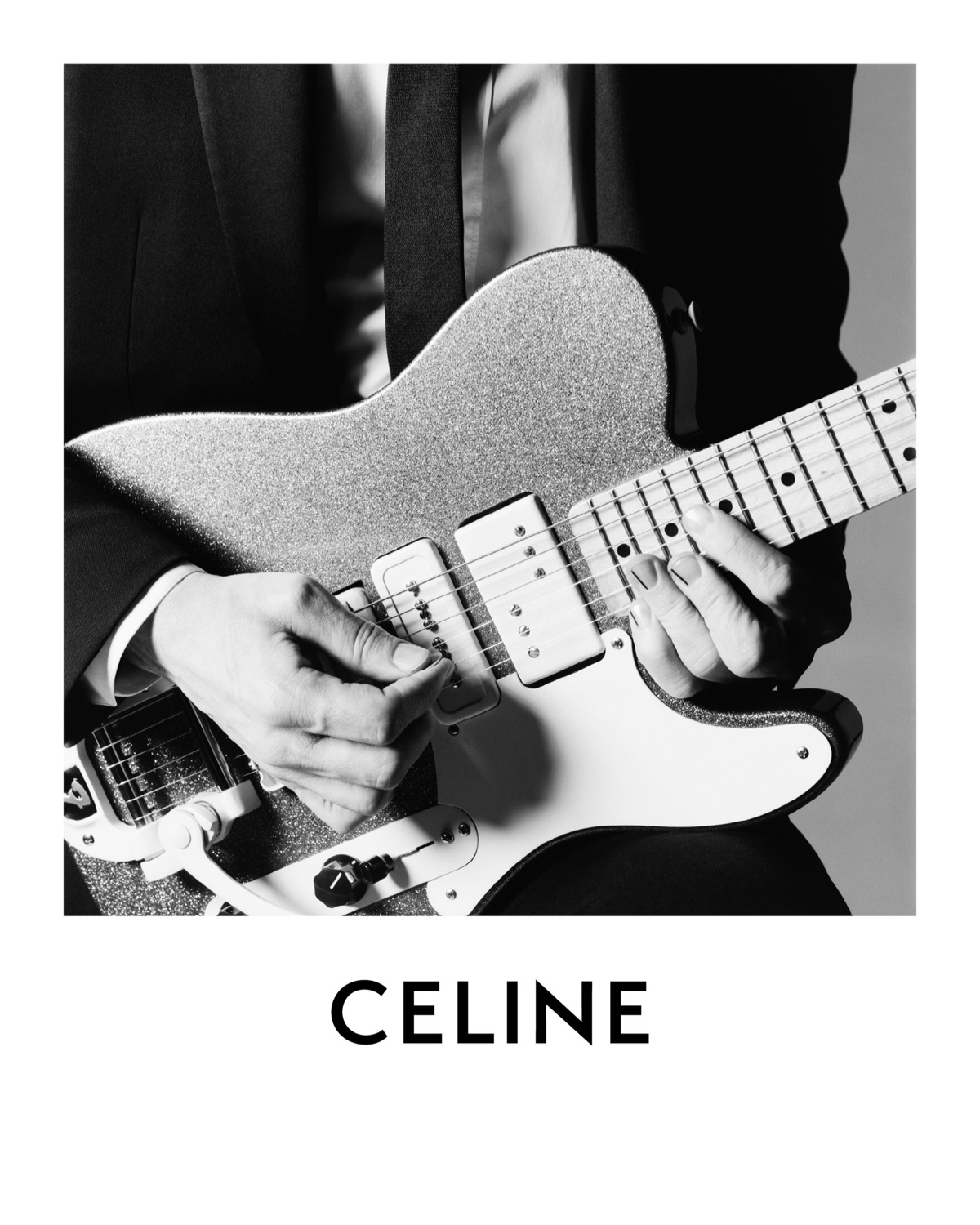 Jack White Guitar Close-up Celine Campaign 2022