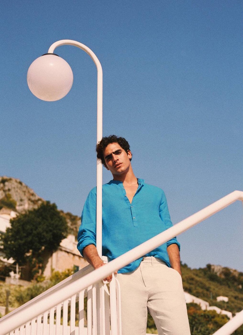 Jhonattan Burjack Model 2022 Mango Man » Jhonattan Burjack Takes to the Amalfi Coast with Mango Jhonattan Burjack Model 2022 Mango Man