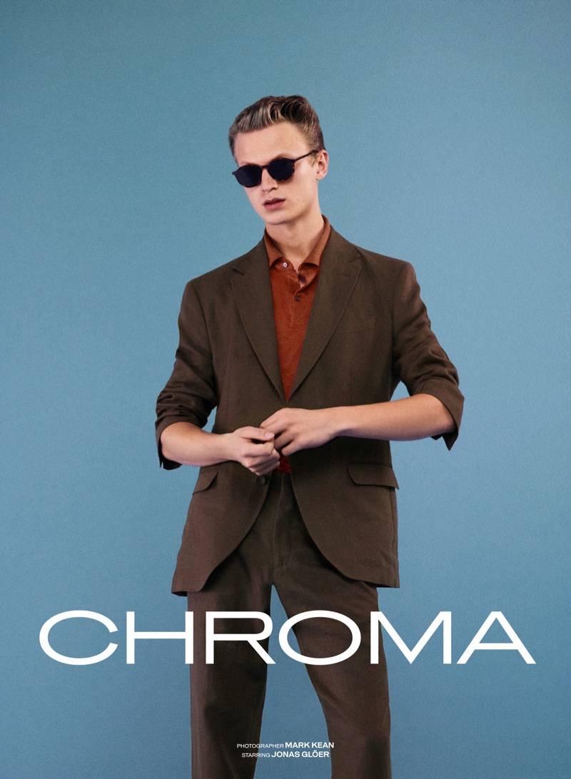Jonas Glöer Models 'Chroma' Style for Massimo Dutti