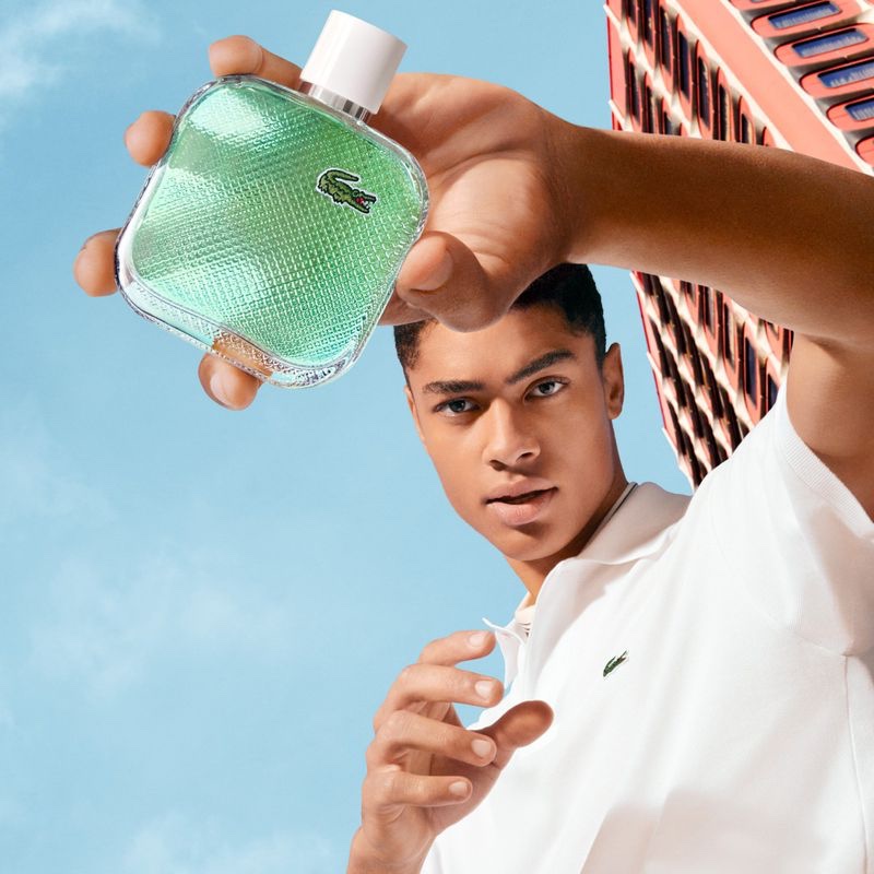 Désiré Mia Model Lacoste L.12.12 Blanc Fragrance Campaign 2022