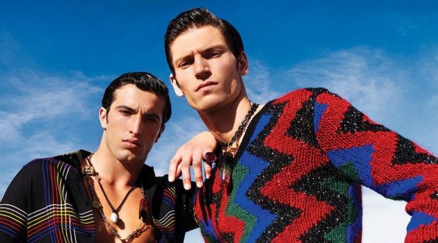 Justin & Raphael Rock Bold Style for L'Officiel Hommes Italia Justin & Raphael Rock Bold Style for L'Officiel Hommes Italia
