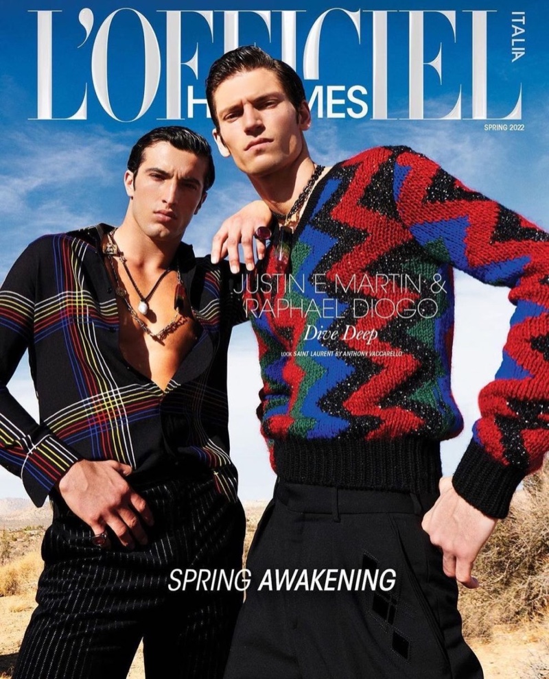 LOfficiel Hommes Italia Cover Shoot 2022 008