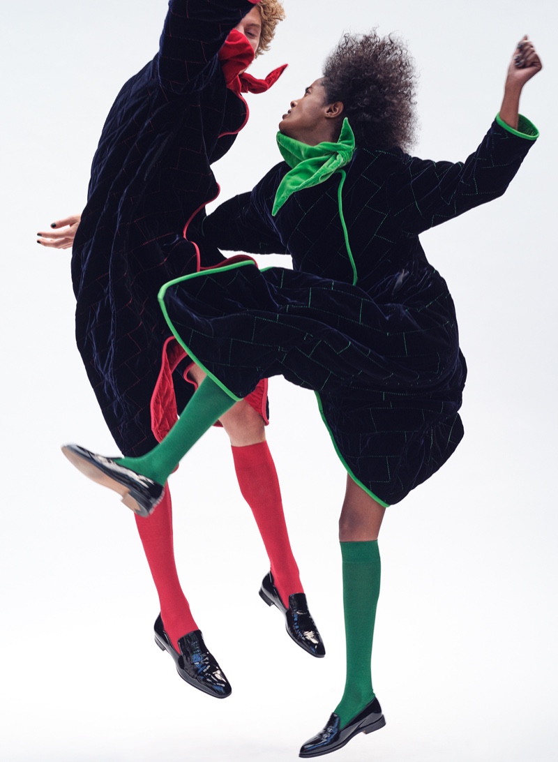 Leon & Malika Don Fall Style for V Magazine
