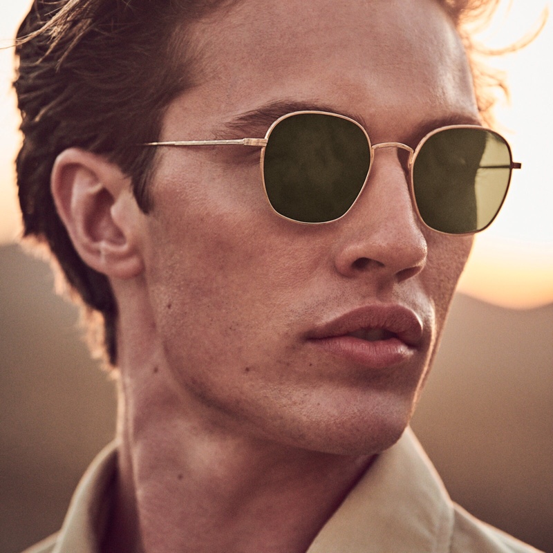 Lucky Blue Smith Model Oliver Peoples Sunglasses Adès 2022 Campaign