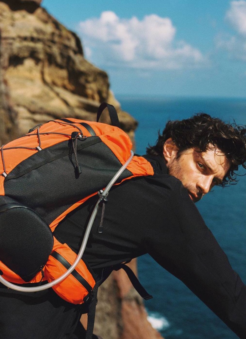 Matthew Bell Model Mango Man Improved Collection 2022 Hiking Backpack » Matthew Bell Gets Active in Mango Man Improved Matthew Bell Model Mango Man Improved Collection 2022 Hiking Backpack