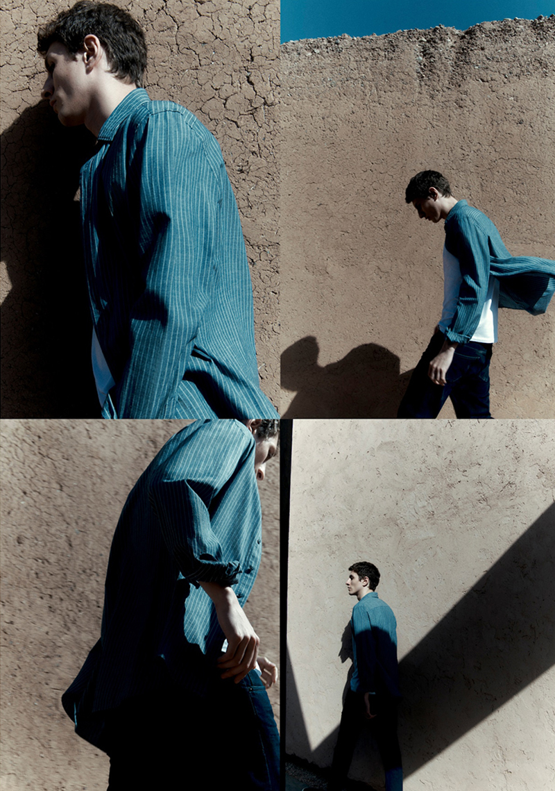 Henry Models Sleek Summer Style from Massimo Dutti