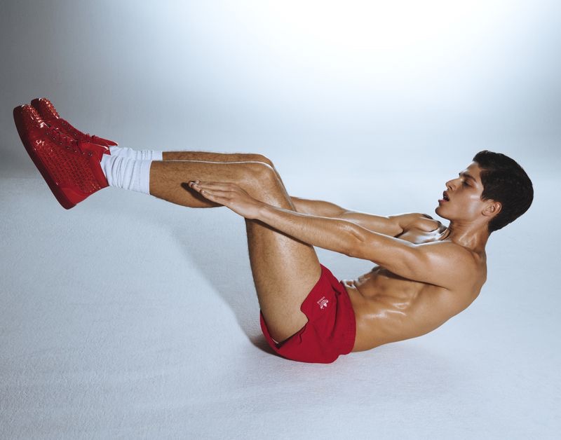 Nacho Penín Model Shirtless Workout Christian Louboutin CAP 74024 Editorial » Nacho Penín Rocks Christian Louboutin Shoes for CAP 74024 Nacho Penín Model Shirtless Workout Christian Louboutin CAP 74024 Editorial
