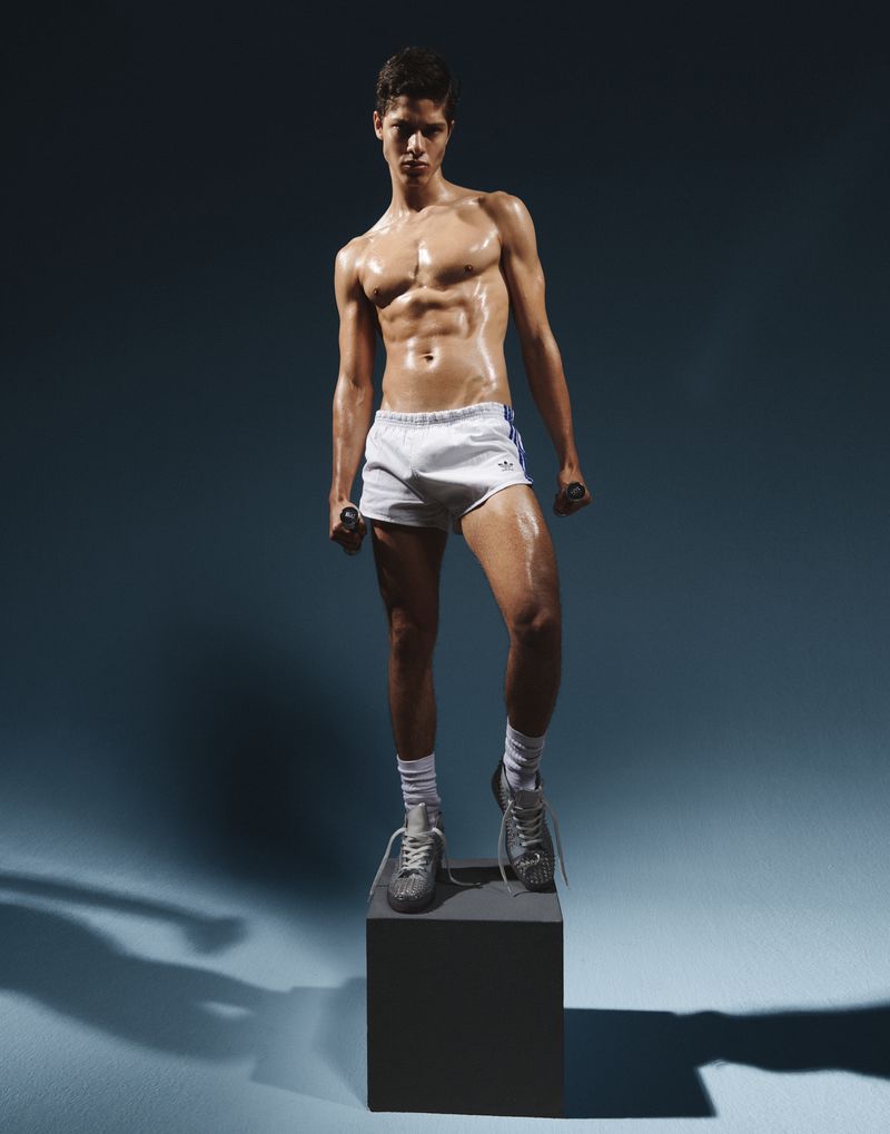 Nacho Penín Model Shirtless Christian Louboutin CAP 74024 Editorial