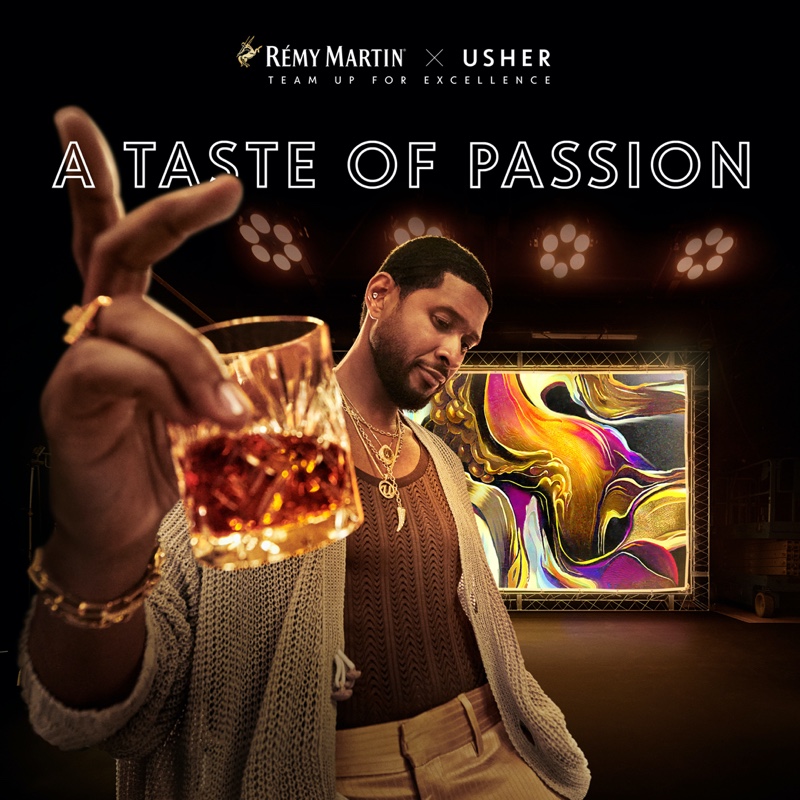 Usher Rémy Martin Campaign 2022 A Taste of Passion