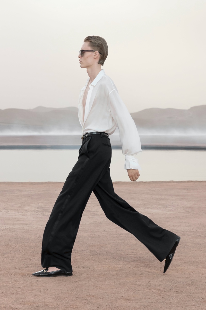 Saint laurent hot sale pants mens