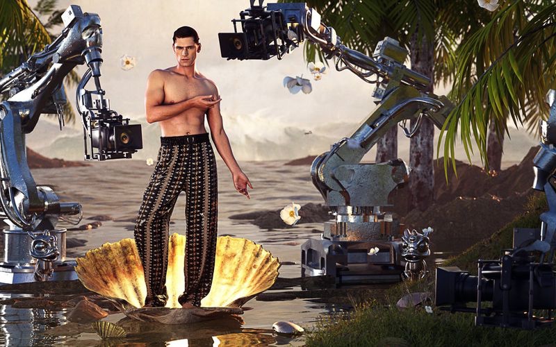 Sean O'Pry Channels Venus for Madame Figaro China