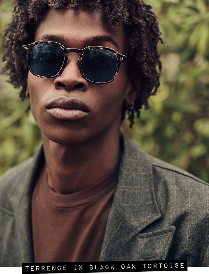 Warby Parker x Noah Terrence Sunglasses Black Oak Tortoise 2022 Men