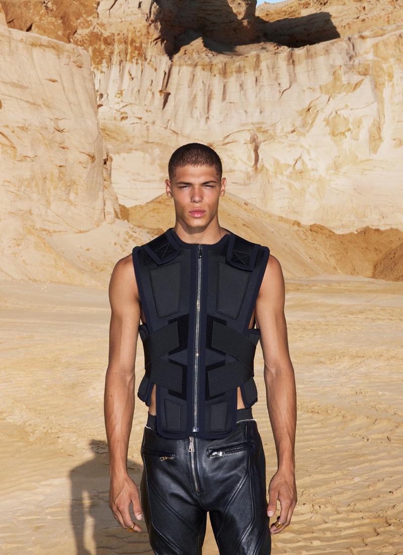 Balmain Takes to the Desert for Fall '22 Campaign