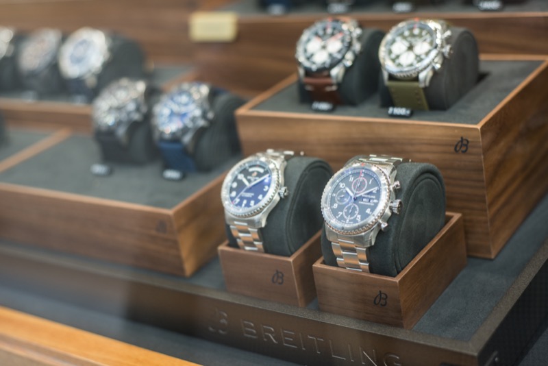 Breitling Watches Display