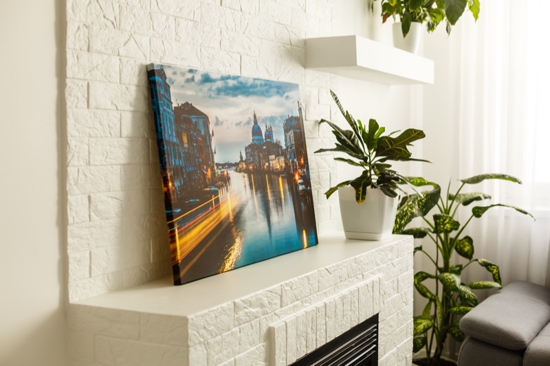 Canvas Print Home Scenic