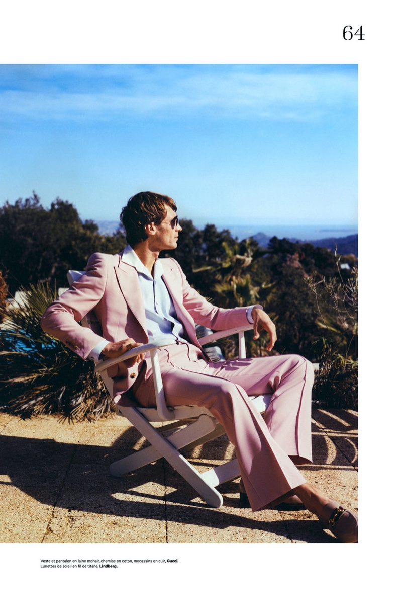 » Clément Dons Suits + More for Les Echos Série Limitée Clement Chabernaud Model 2022 Les Echos 004