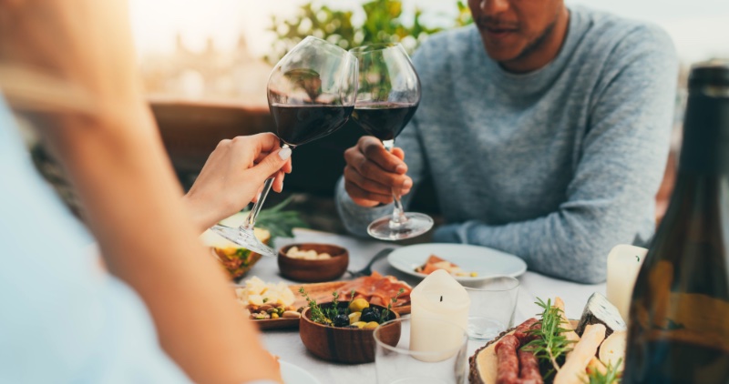 Couple Date Food