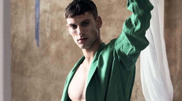 David Models Relaxed Fits for L'Officiel Hommes Ukraine