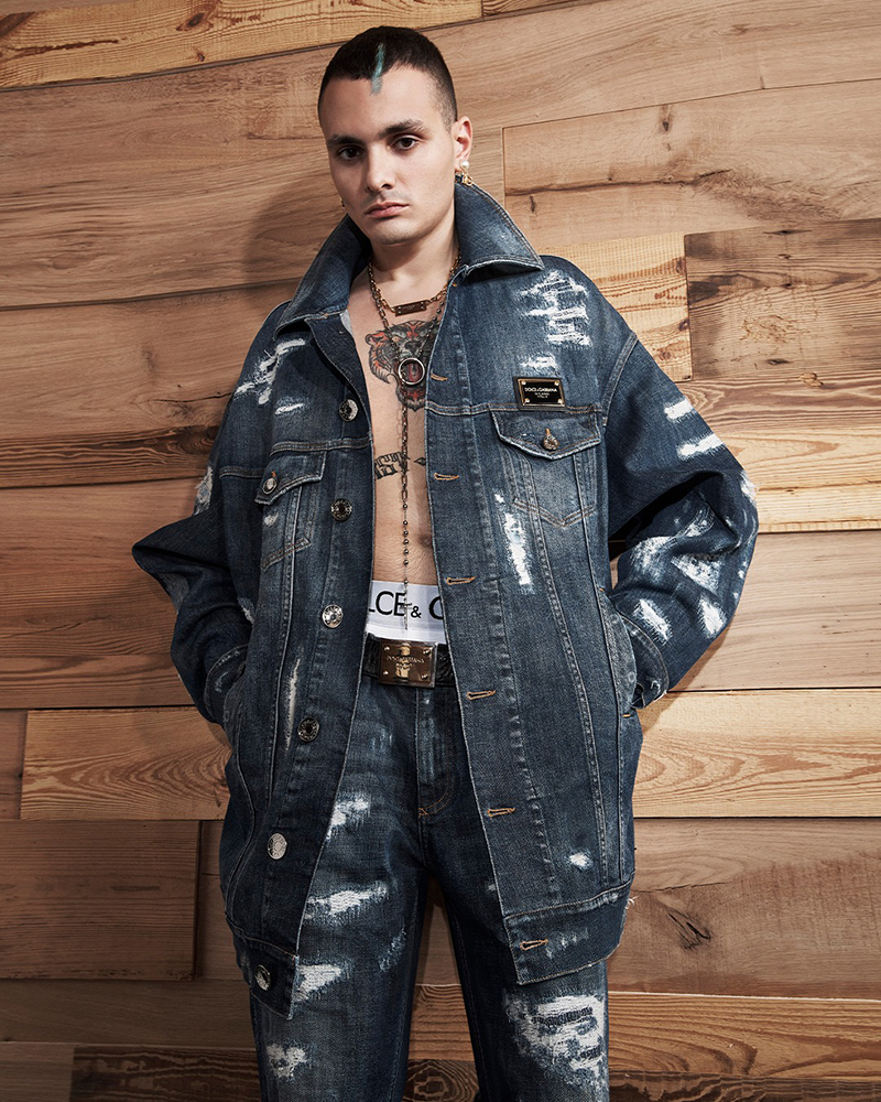 Rico Rua Dolce & Gabbana Denim Fall 2022 Men