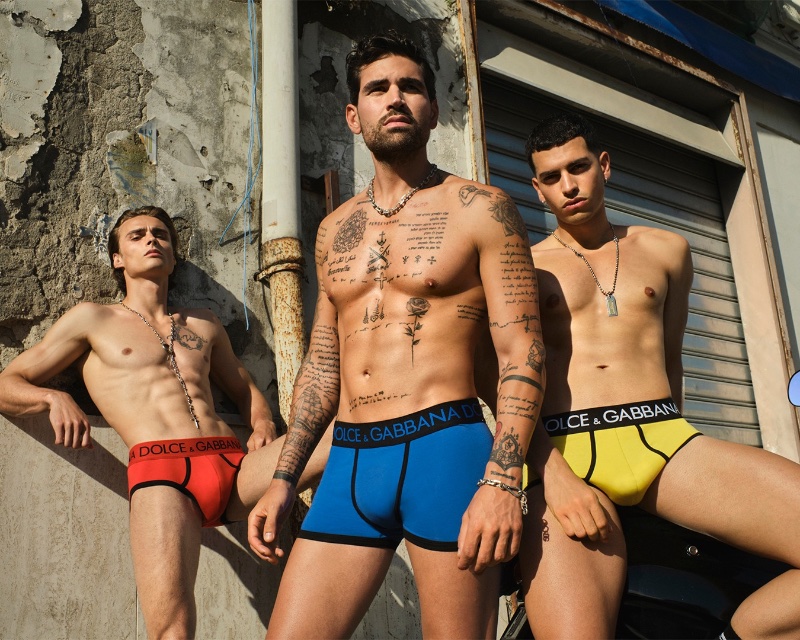 Dolce & Gabbana Brightens Naples' Streets with Latest Underwear Styles