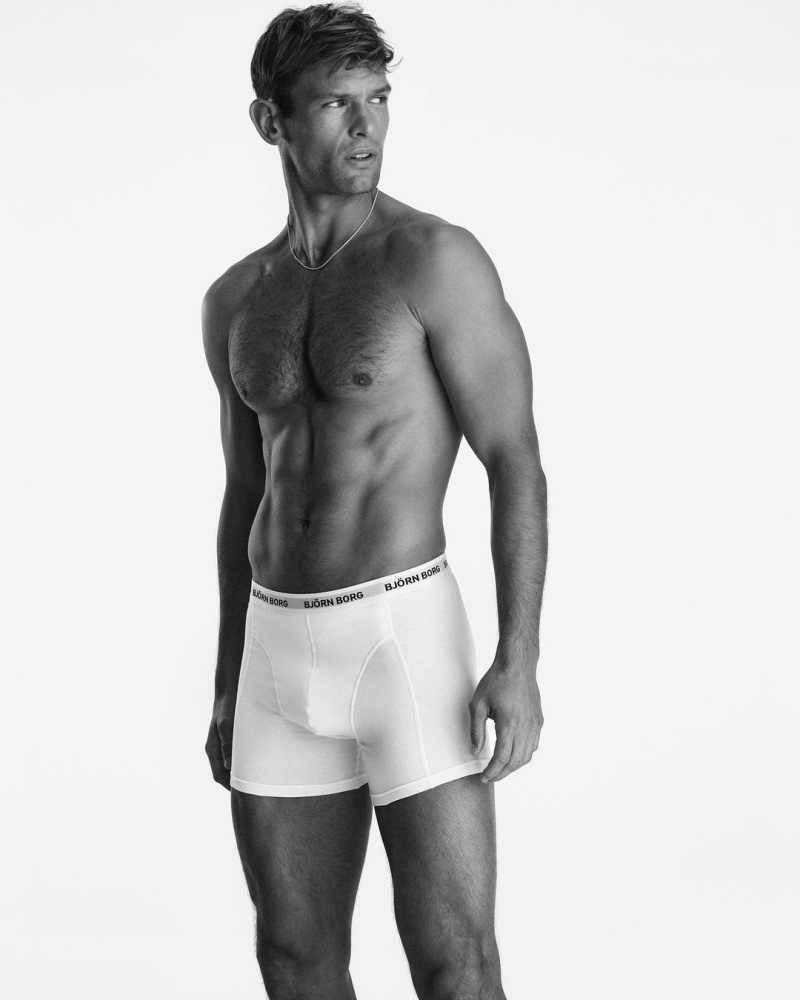 Björn Borg Campaign Underwear 2022 Elliott Reeder Model Shirtless