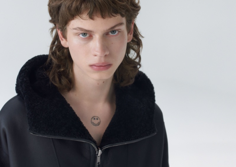 Filippa K Campaign Men Fall 2022 Cosmo Caspers Model Close-up