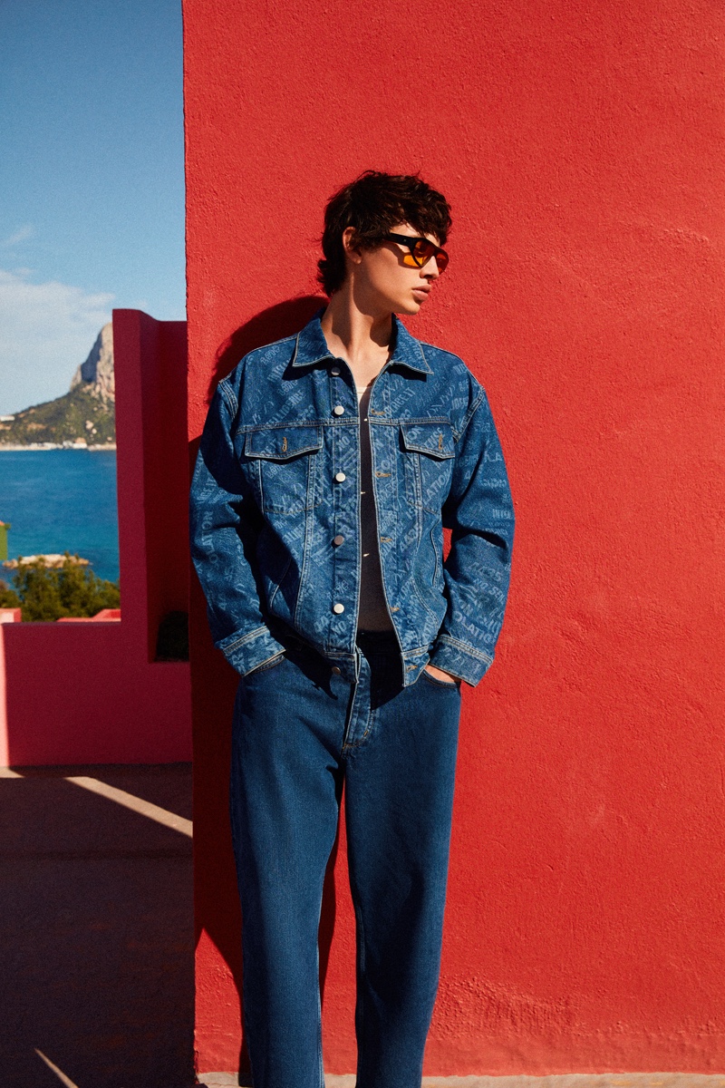Misha Takes to La Muralla Roja in Graphic Fashions for GRIMELANGE