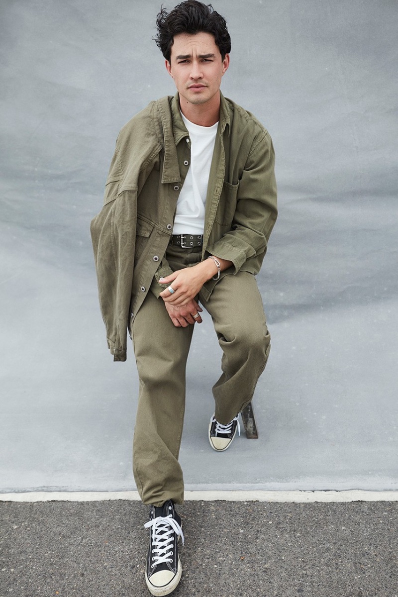 Gavin Leatherwood Actor Levi's SilverTab Campaign Men Fall 2022