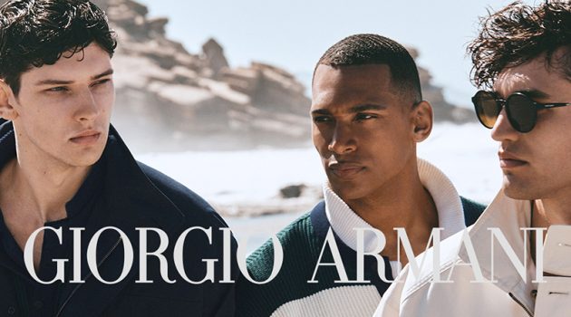 Francisco, Patrick & Michał Don Chic Leisure Style for Giorgio Armani Francisco, Patrick & Michał Don Chic Leisure Style for Giorgio Armani