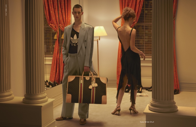 Gucci Exquisite Campaign Fall 2022 Men Eyes Wide Shut Jean Meyer Model » Gucci Invades the World of Stanley Kubrick Gucci Exquisite Campaign Fall 2022 Men Eyes Wide Shut Jean Meyer Model