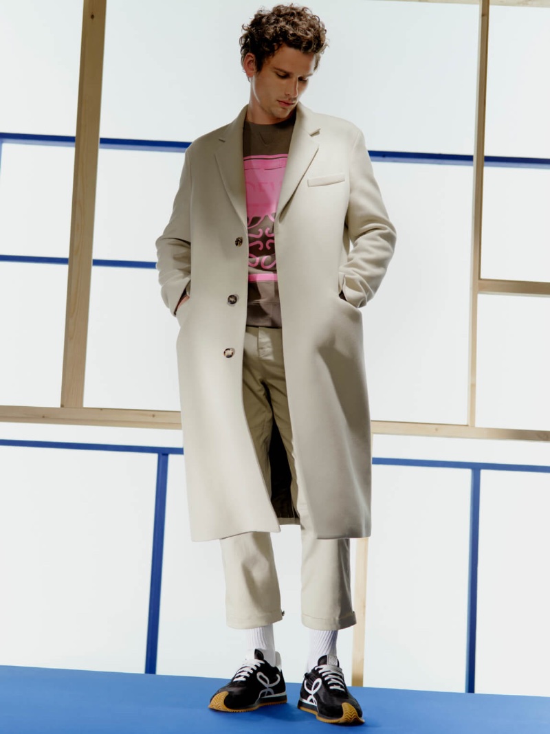 Holt Renfrew Fall 2022 Men Loewe Simon Nessman Model