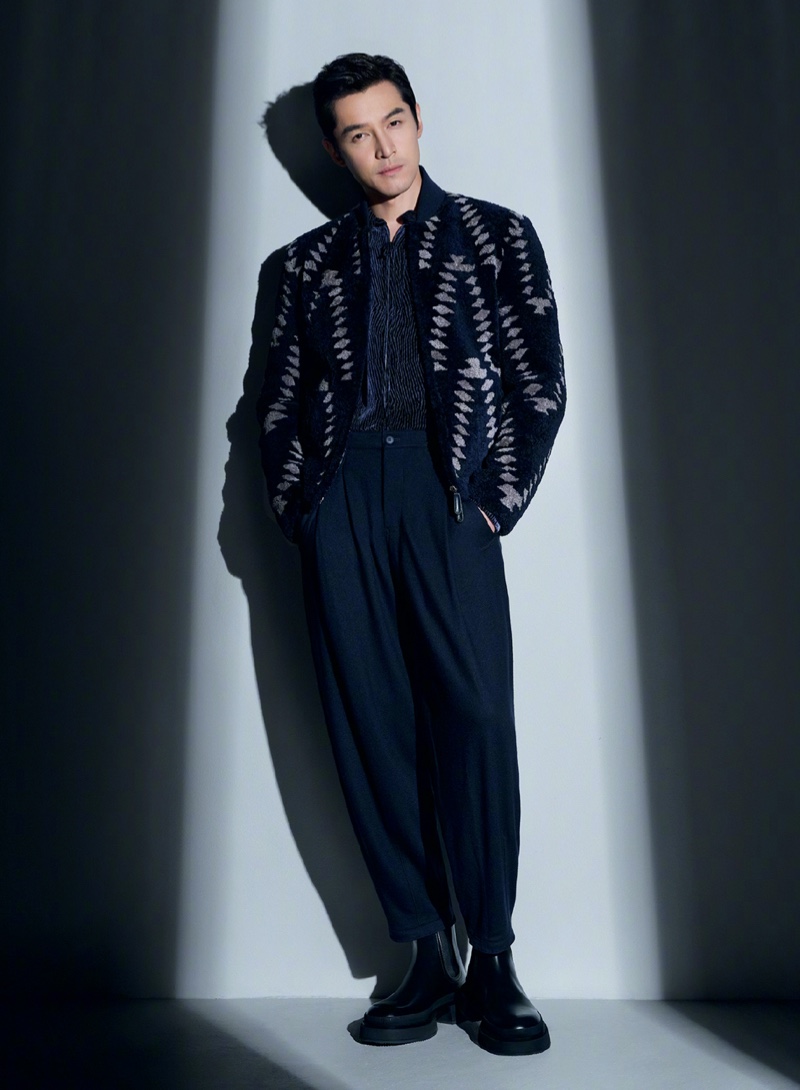 Hu Ge Giorgio Armani Fall 2022 Ad Campaign