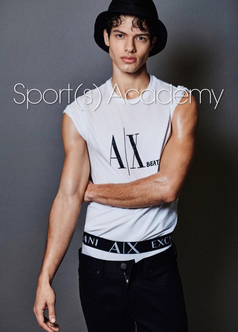 » Nacho, Cheikh & Neil Sport Armani Exchange for ICON Italy ICON Italy Editorial 2022 Armani Exchange 002