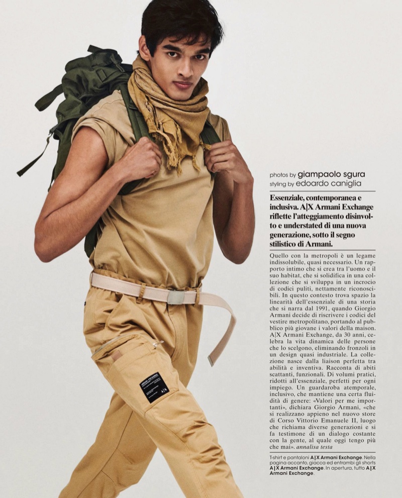 » Nacho, Cheikh & Neil Sport Armani Exchange for ICON Italy ICON Italy Editorial 2022 Armani Exchange 004