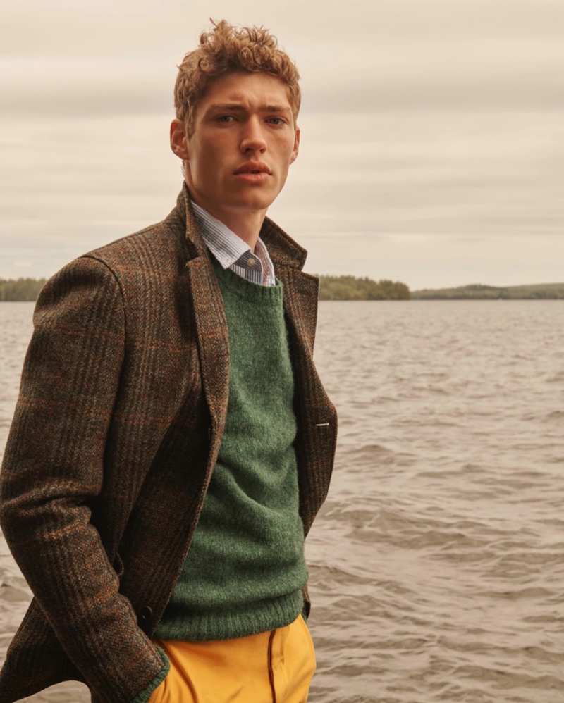 Valentin Humbroich Model J.Crew Men Fall 2022