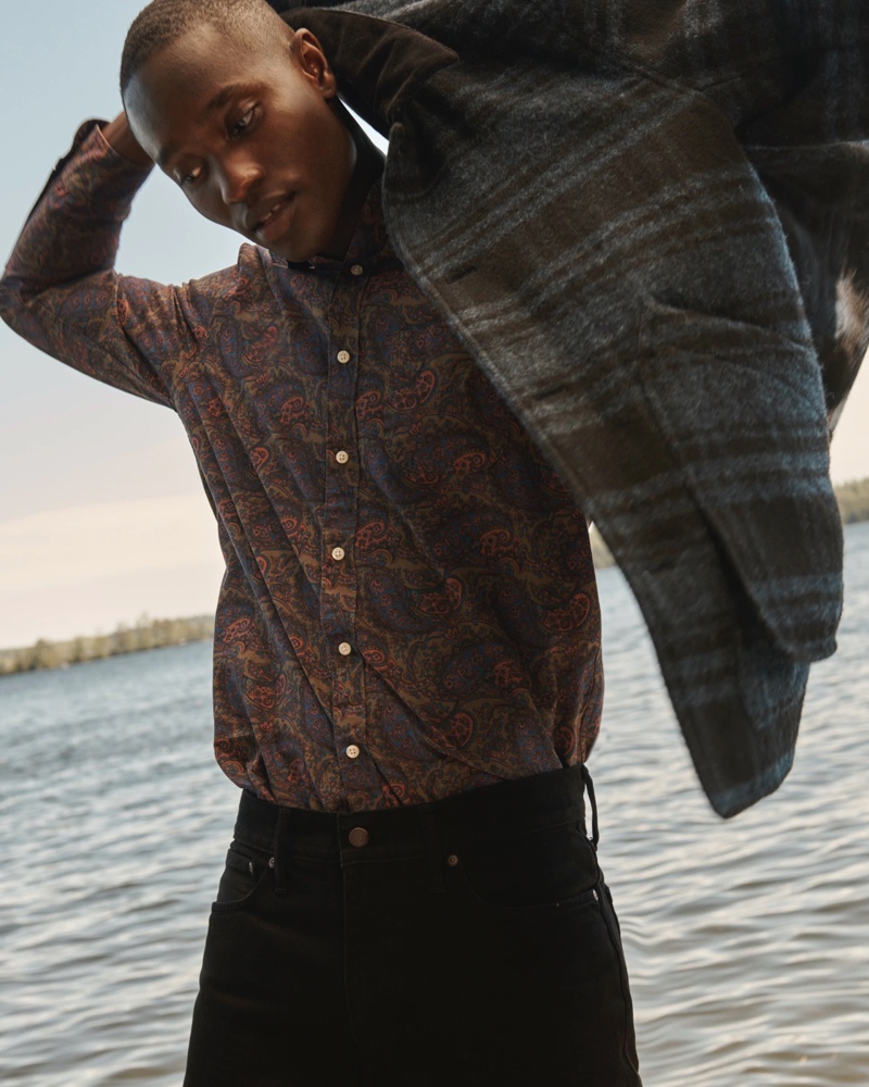 Charles Oduro Model J.Crew Fall 2022 Mens Collection » Brendon Babenzien Makes His J.Crew Debut Charles Oduro Model J.Crew Fall 2022 Mens Collection