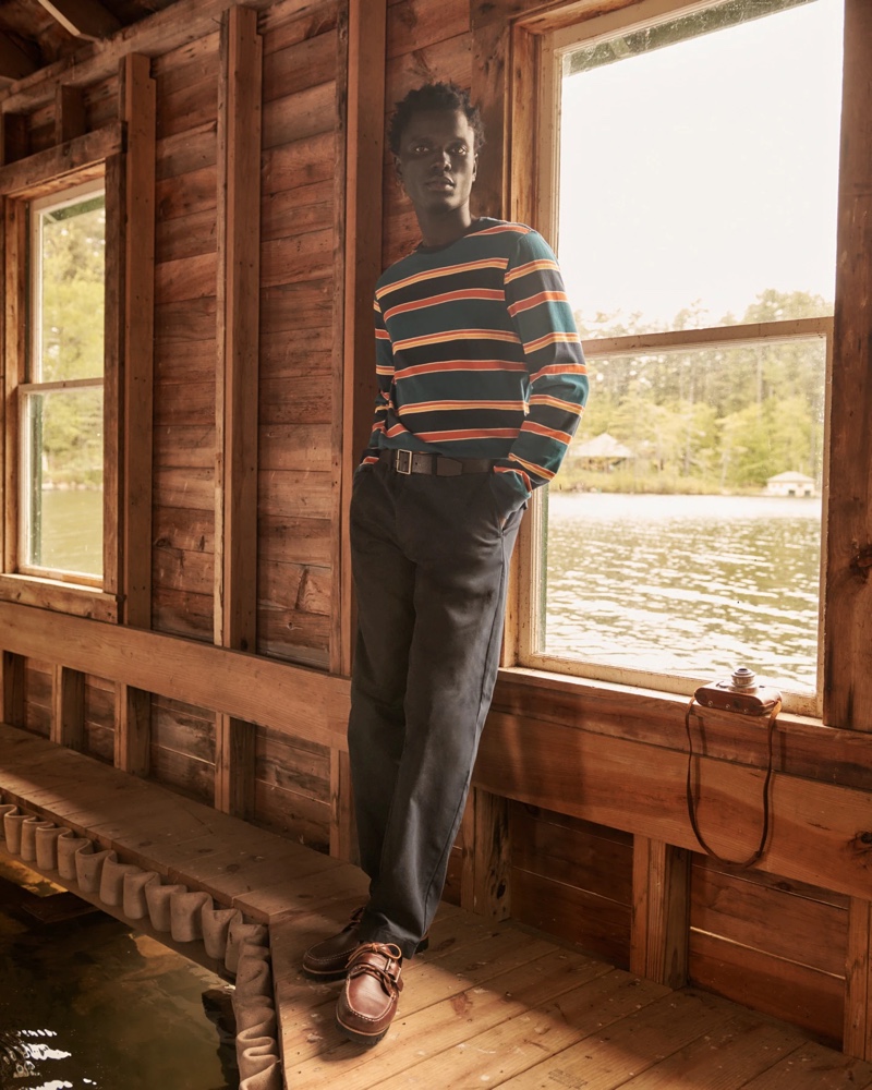 George Okeny Model J.Crew Fall 2022 Men