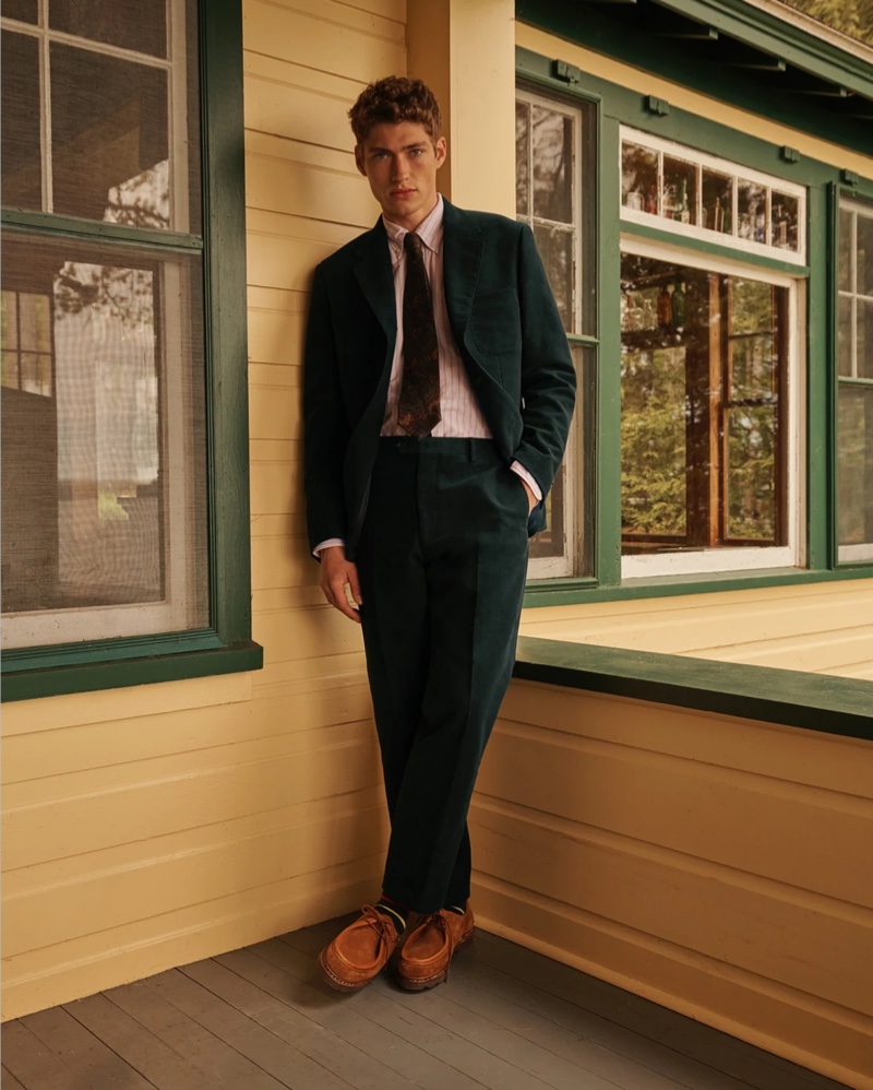 Valentin Humbroich Model Suit J.Crew Fall 2022 Men